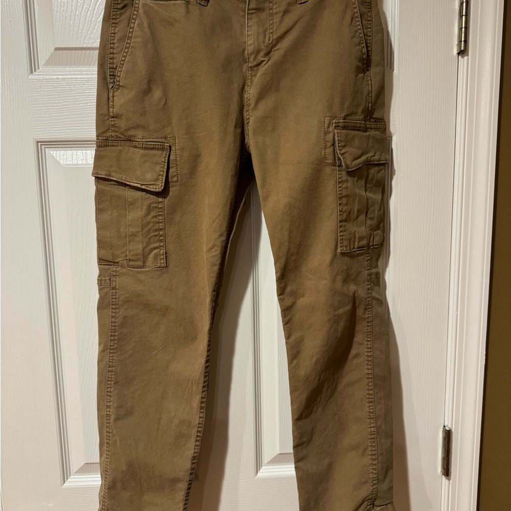 American Eagle Outfitters Tan Cargo Pants